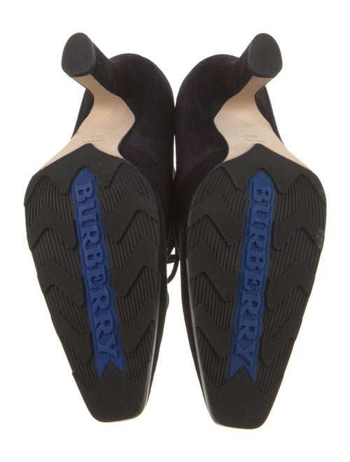 Burberry Suede Lace-Up Boots