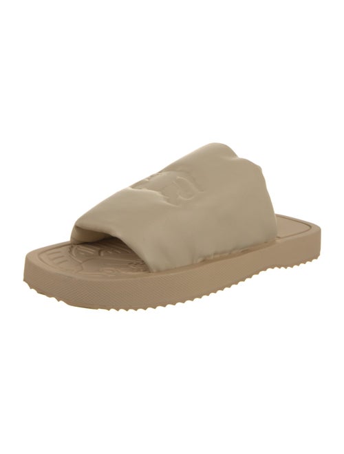 Burberry Leather Slides