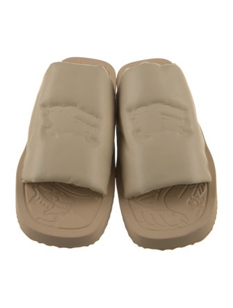 Burberry Leather Slides