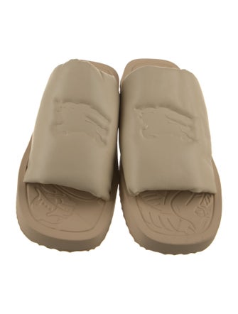 Burberry Leather Slides