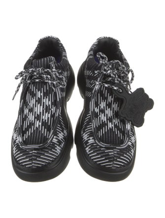 Burberry Printed Lace-Up Boots