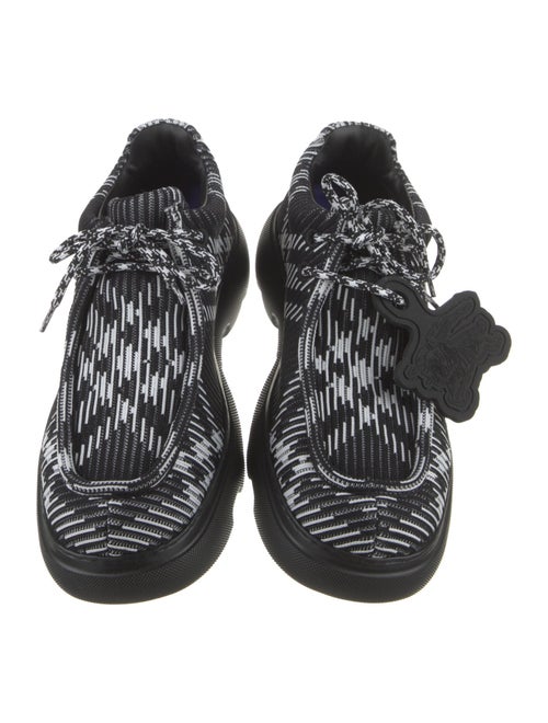 Burberry Printed Lace-Up Boots