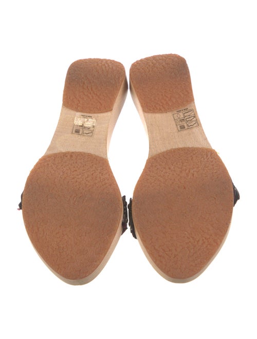 Burberry Canvas Slides