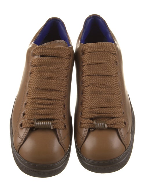 Burberry Leather Printed Sneakers