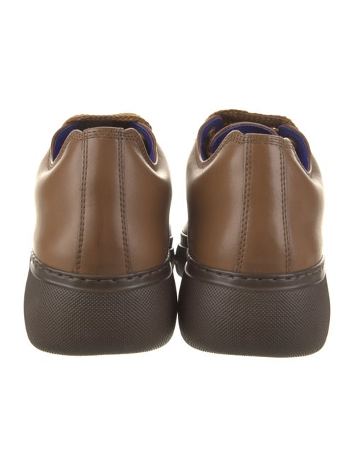 Burberry Leather Printed Sneakers