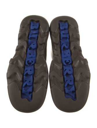 Burberry Leather Printed Sneakers