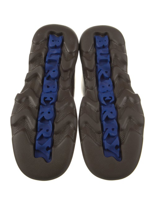 Burberry Leather Printed Sneakers