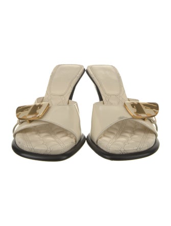 Burberry Leather Slides