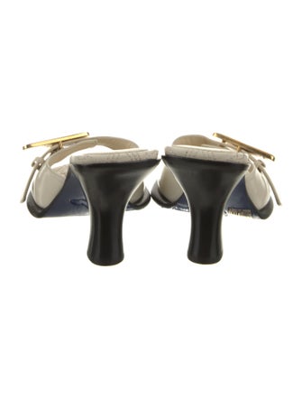 Burberry Leather Slides