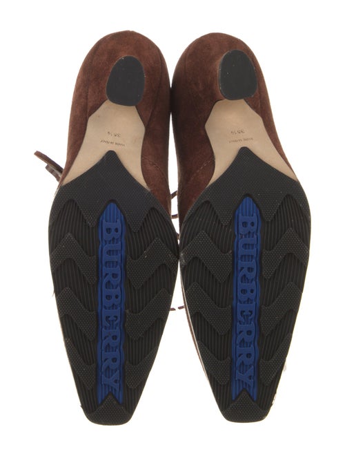 Burberry Suede Lace-Up Boots