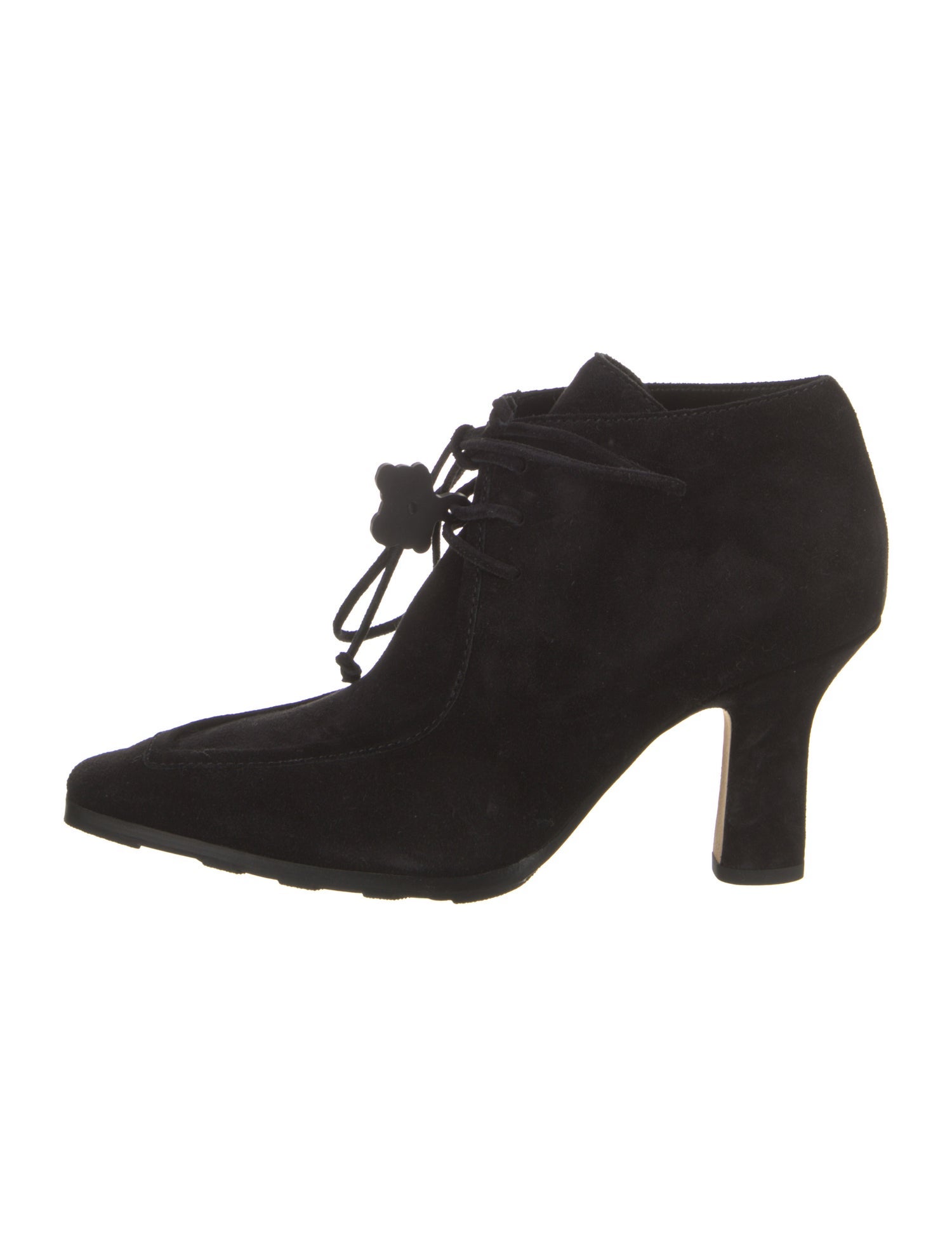 Burberry Suede Lace-Up Boots