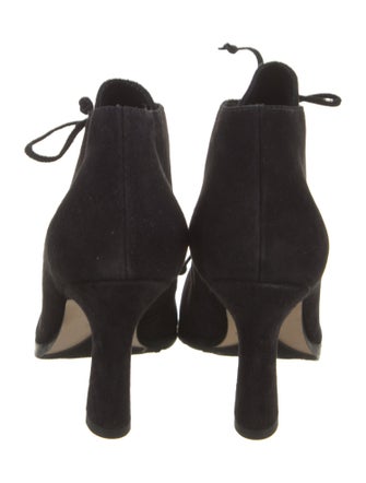 Burberry Suede Lace-Up Boots