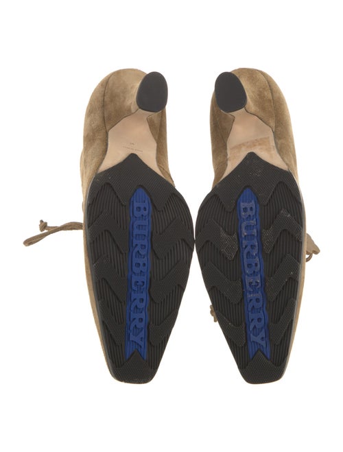 Burberry Suede Lace-Up Boots