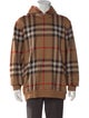 Burberry House Check Pattern Crew Neck Hoodie