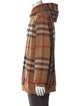 Burberry House Check Pattern Crew Neck Hoodie