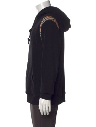 Burberry House Check Pattern Crew Neck Hoodie