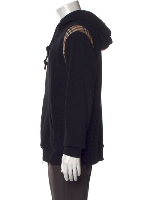 Burberry House Check Pattern Crew Neck Hoodie