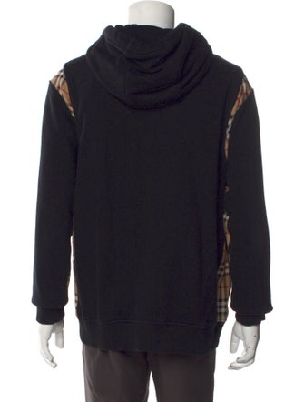 Burberry House Check Pattern Crew Neck Hoodie