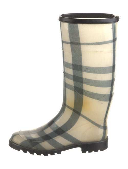 Burberry Rubber Printed Rain Boots