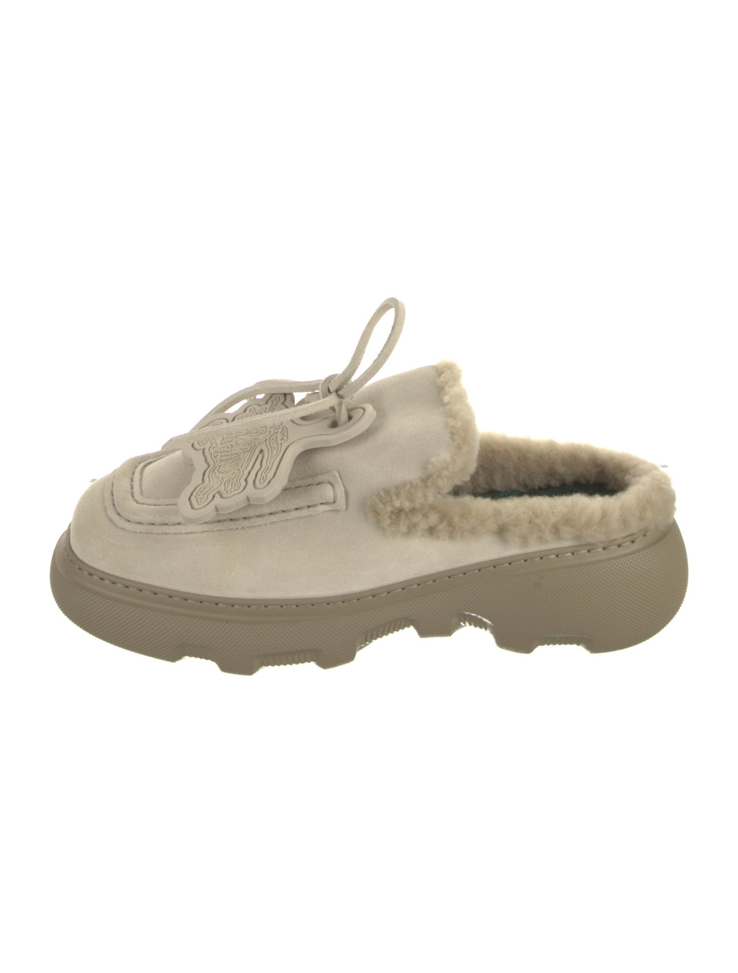 Burberry Suede Slippers