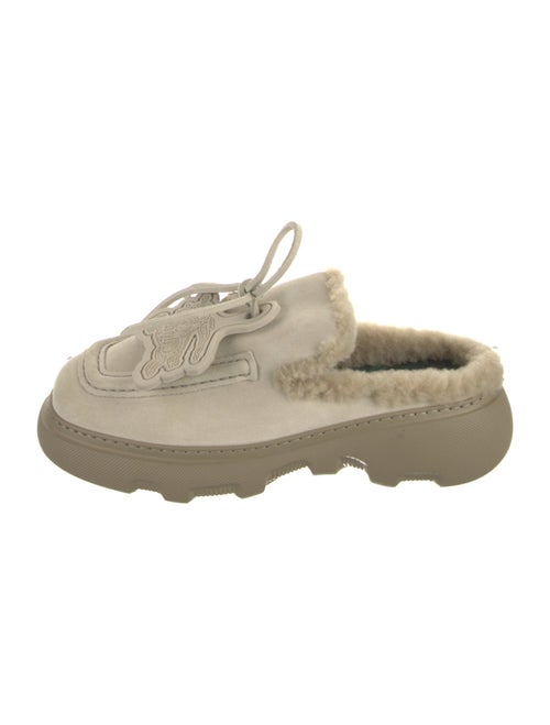 Burberry Suede Slippers