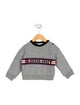 Burberry infant boys' grey and purple sweater