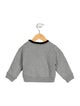 Burberry infant boys' grey and purple sweater