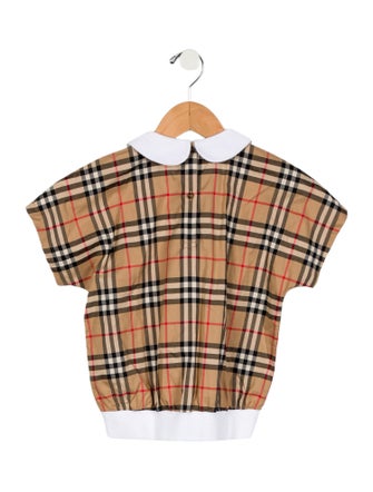 Burberry Kids' Short Sleeve Shirt