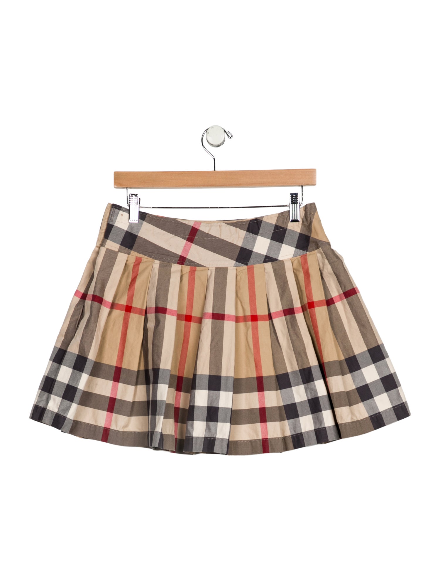 Burberry kid girls' multicolored skirt