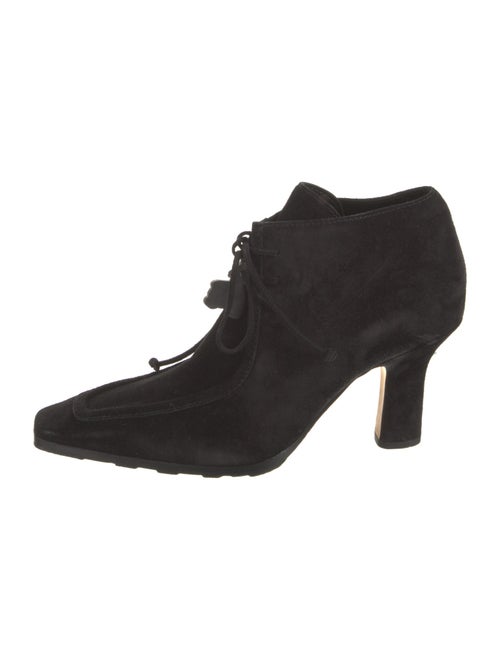 Burberry Suede Lace-Up Boots