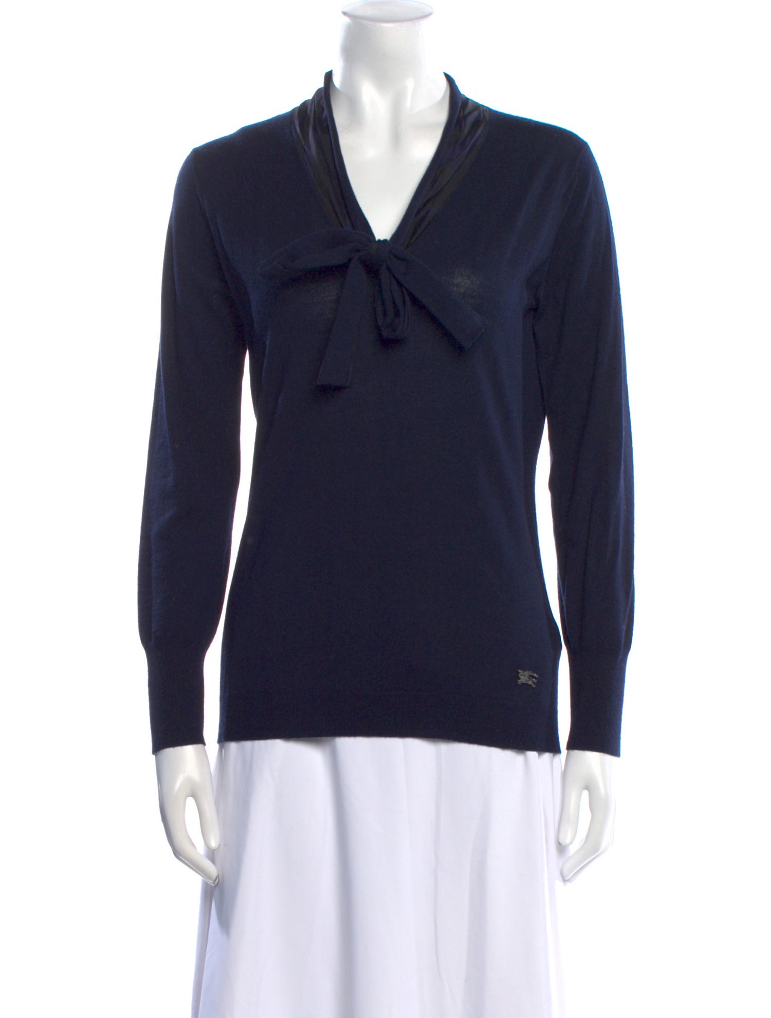 Burberry Wool V-Neck Top