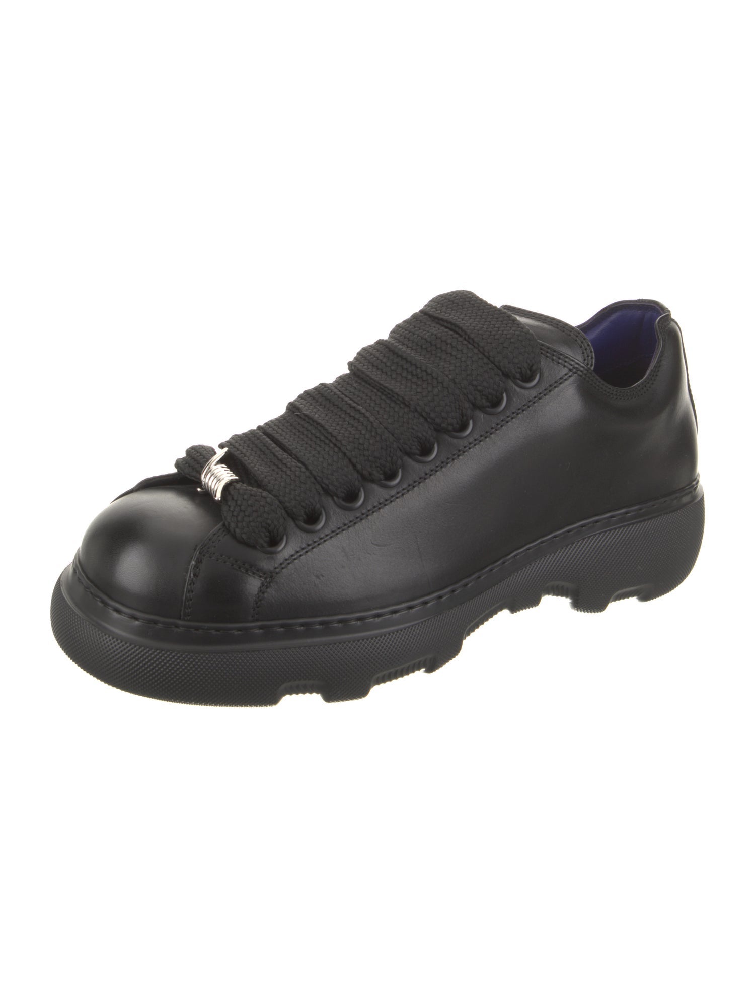 Burberry Leather Printed Sneakers