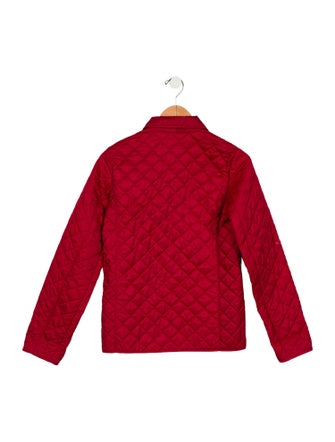 Burberry Kids' Solid Quilted Jacket