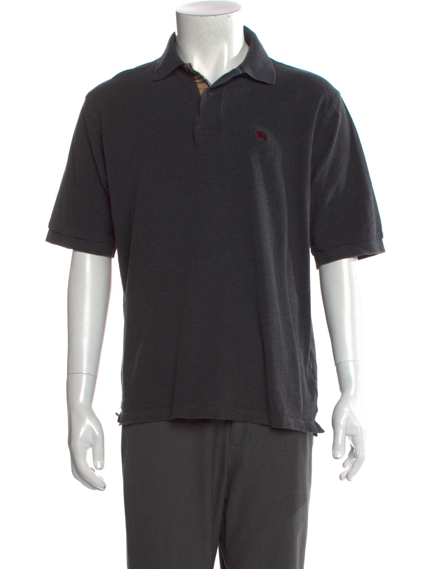 Burberry London Nova Check Pattern Collar Polo Shirt