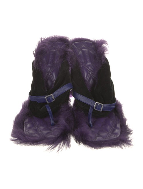 Burberry Suede Slides