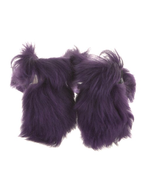 Burberry Suede Slides