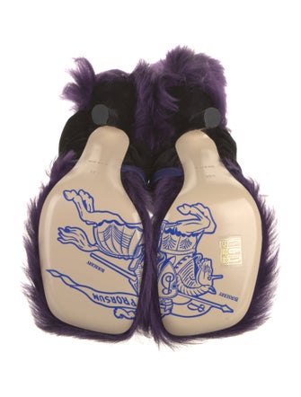 Burberry Suede Slides