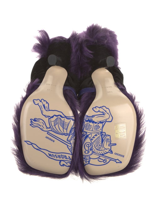 Burberry Suede Slides