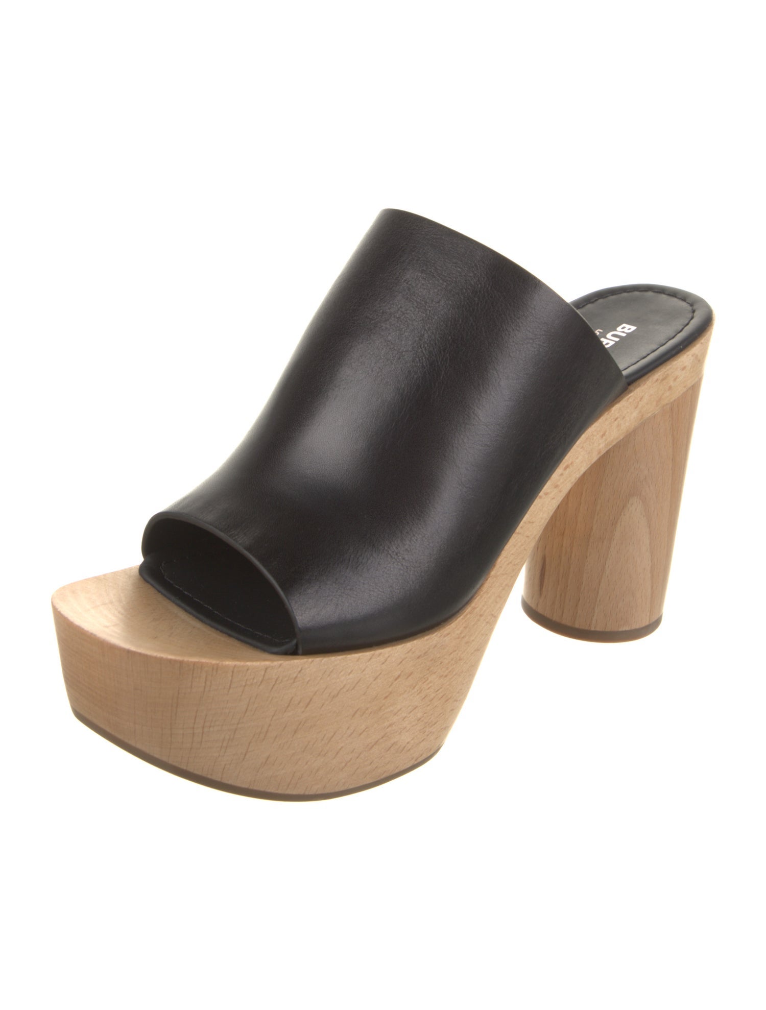 Burberry Leather Slides w/ Tags