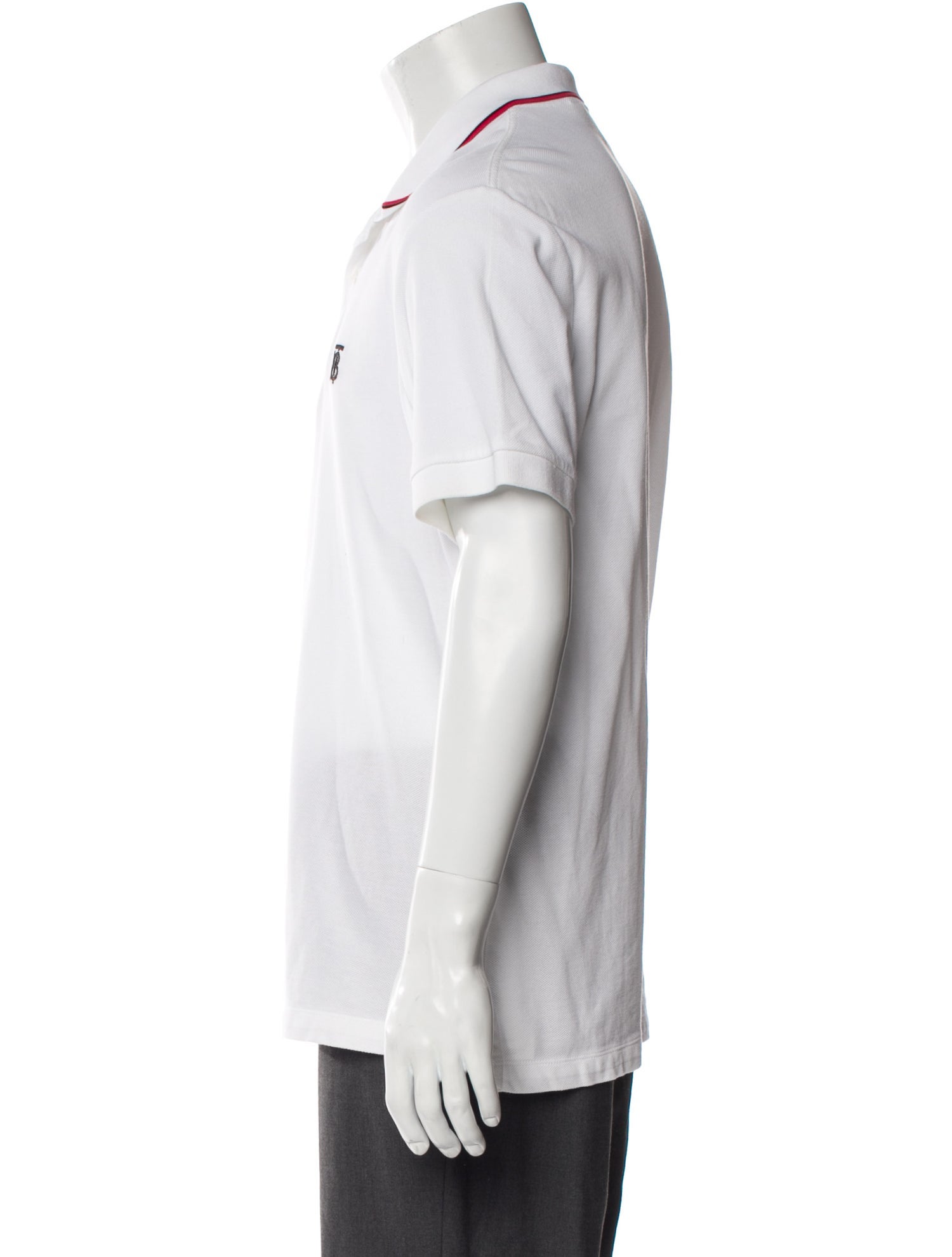 Burberry TB Monogram Collar Polo Shirt