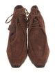 Burberry Suede Lace-Up Boots