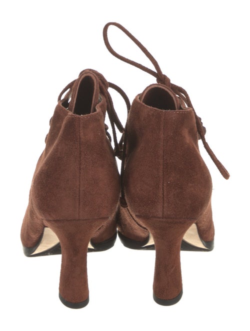 Burberry Suede Lace-Up Boots