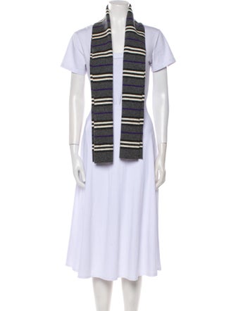 Burberry Lambswool Nova Check Pattern Scarf