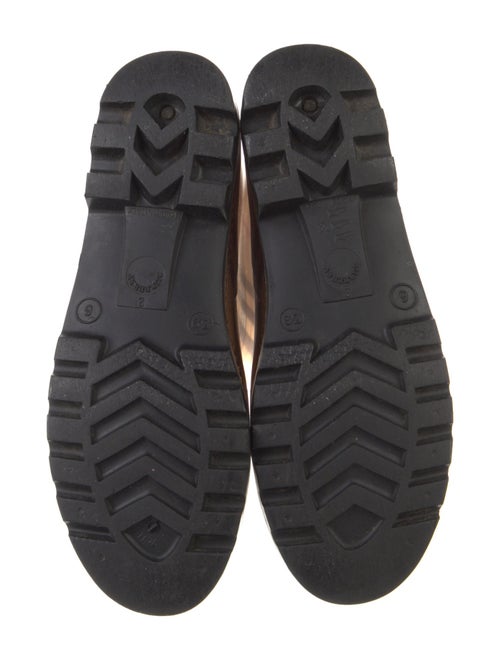 Burberry Rubber Plaid Print Rain Boots