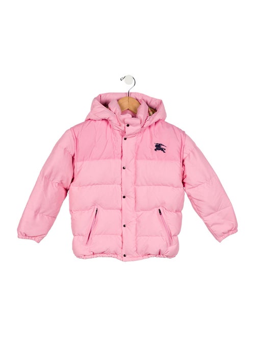 Burberry Girls' Solid Down Jacket