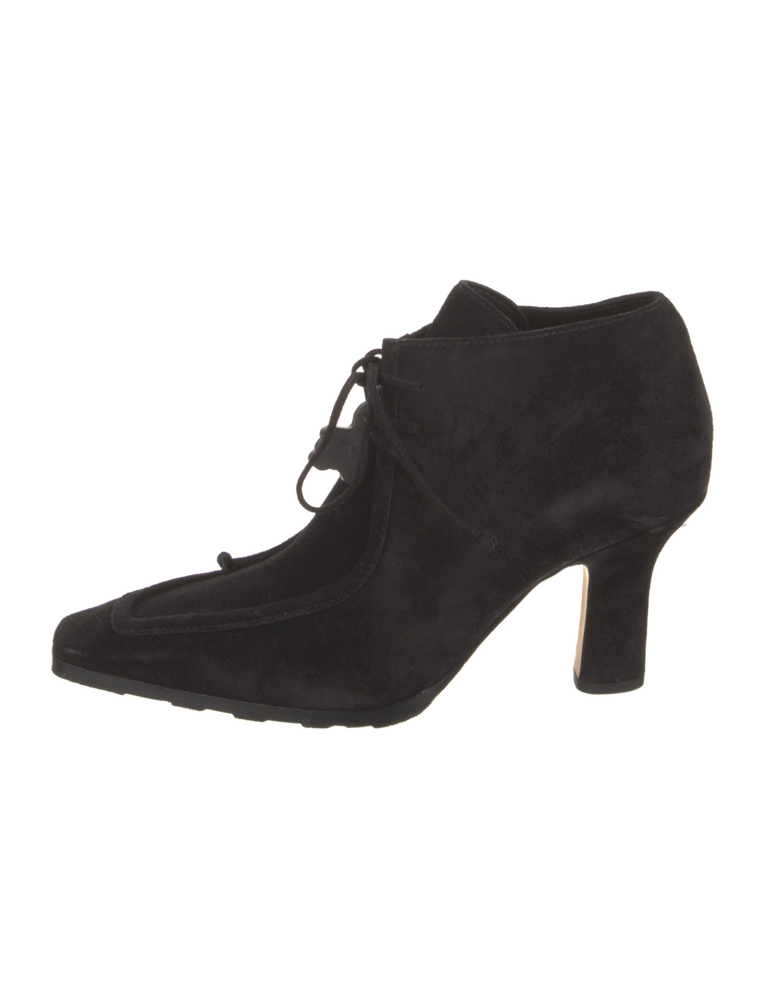 Burberry Suede Lace-Up Boots