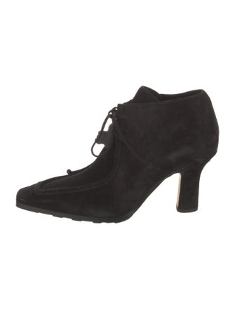 Burberry Suede Lace-Up Boots