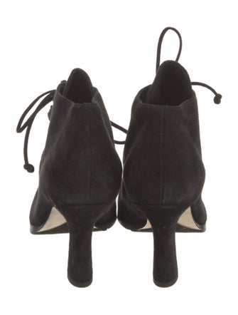 Burberry Suede Lace-Up Boots