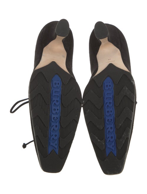 Burberry Suede Lace-Up Boots