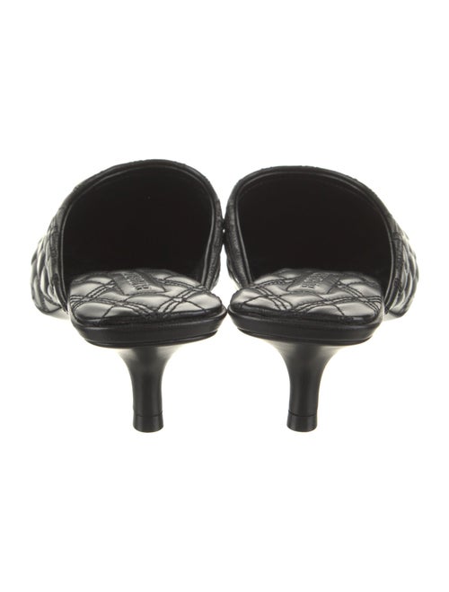 Burberry Leather Printed Mules